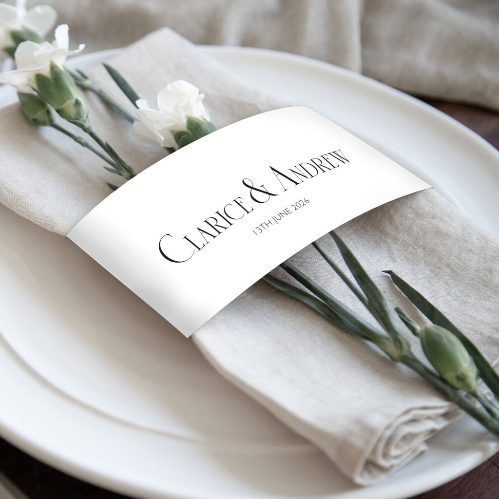 Clarice napkin bands