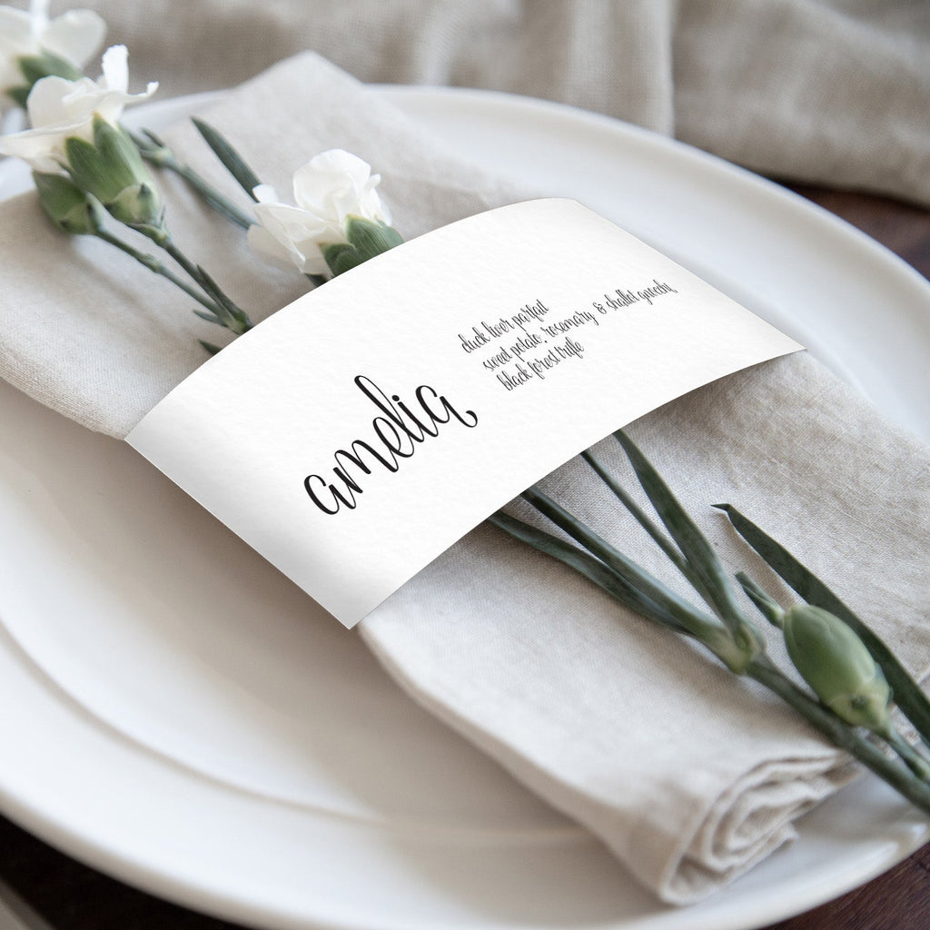 Gina napkin bands