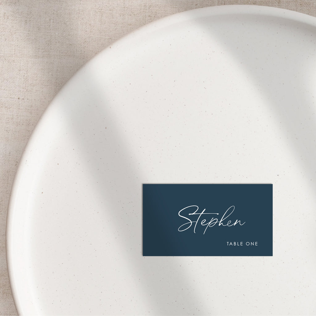 Belinda flat place cards
