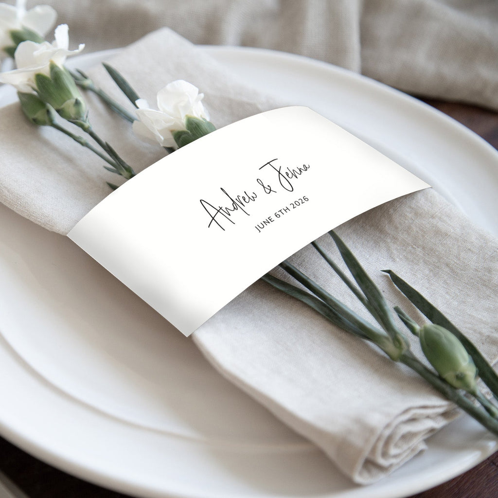 Jenna napkin bands
