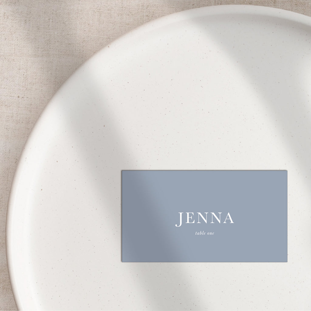 Willow flat place cards