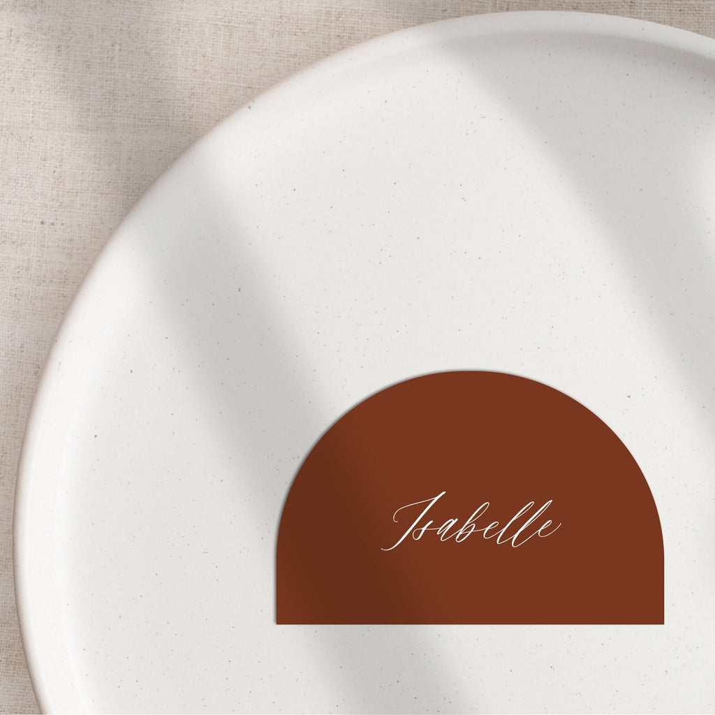 Isabelle flat place cards