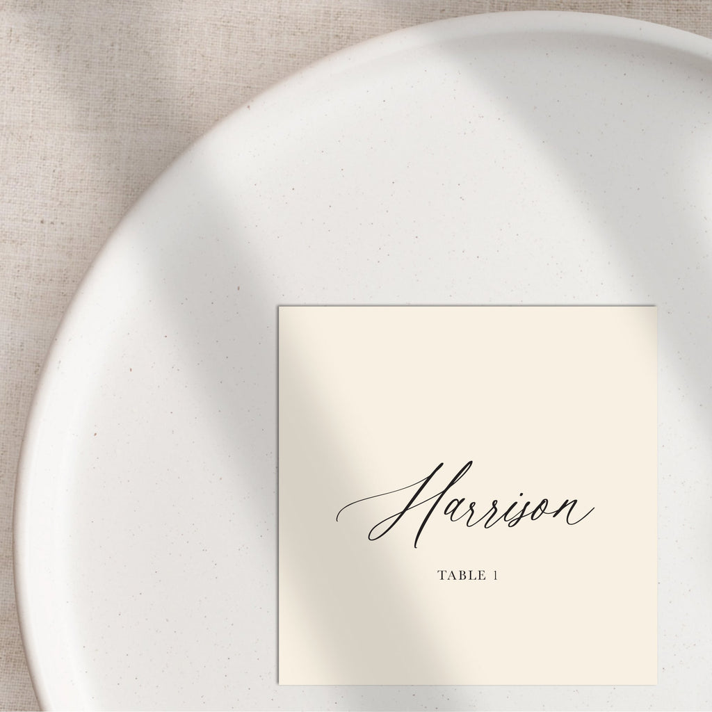Larisa flat place cards