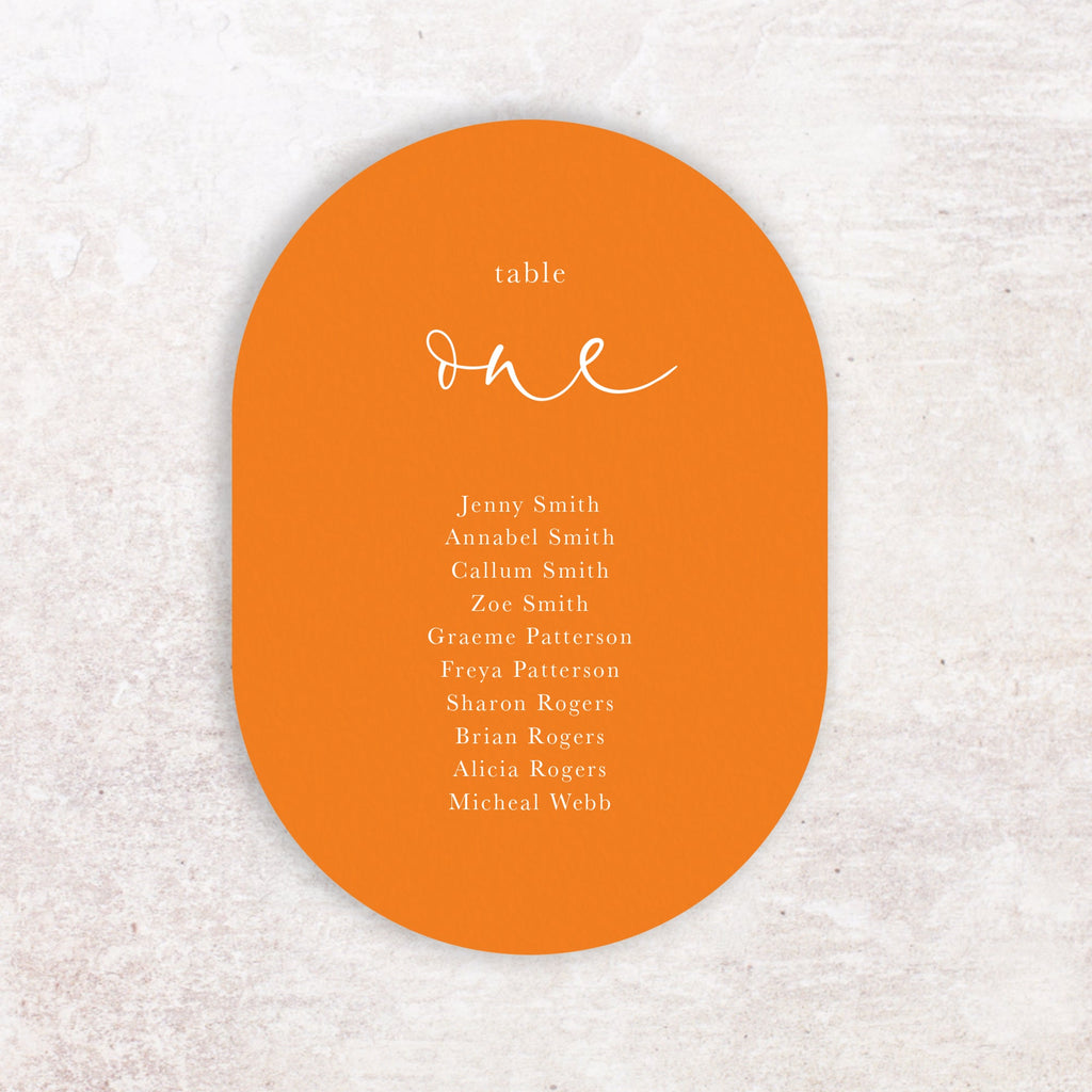 Annabel table plan cards