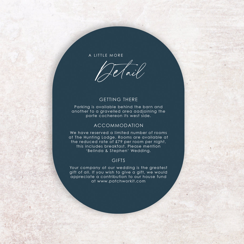 Belinda Information card