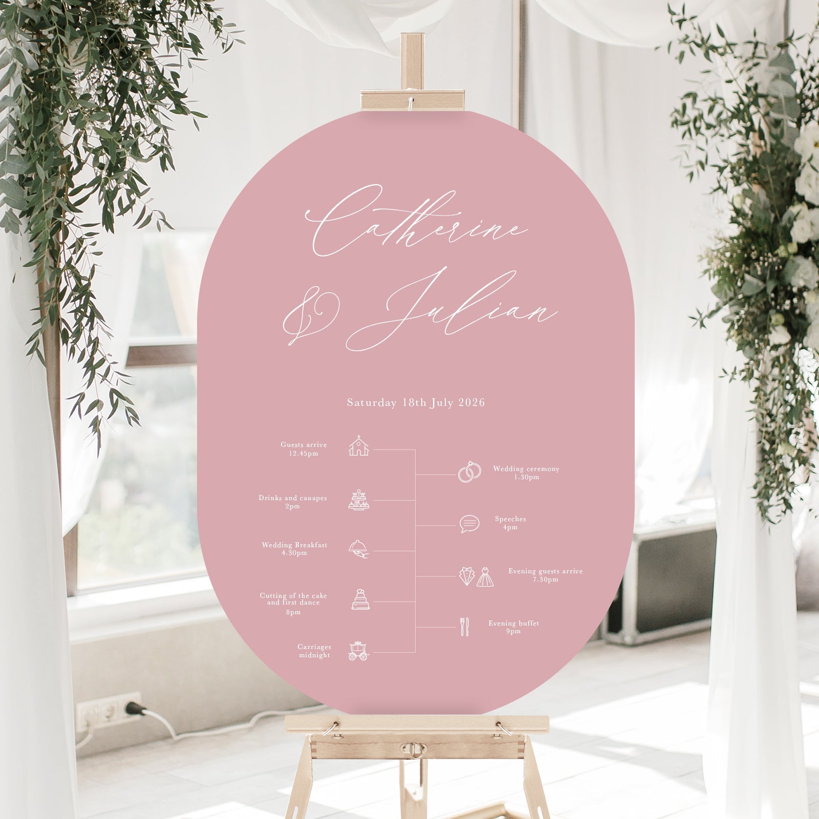 My Timeline Sign Catherine timeline sign – NIVI Design