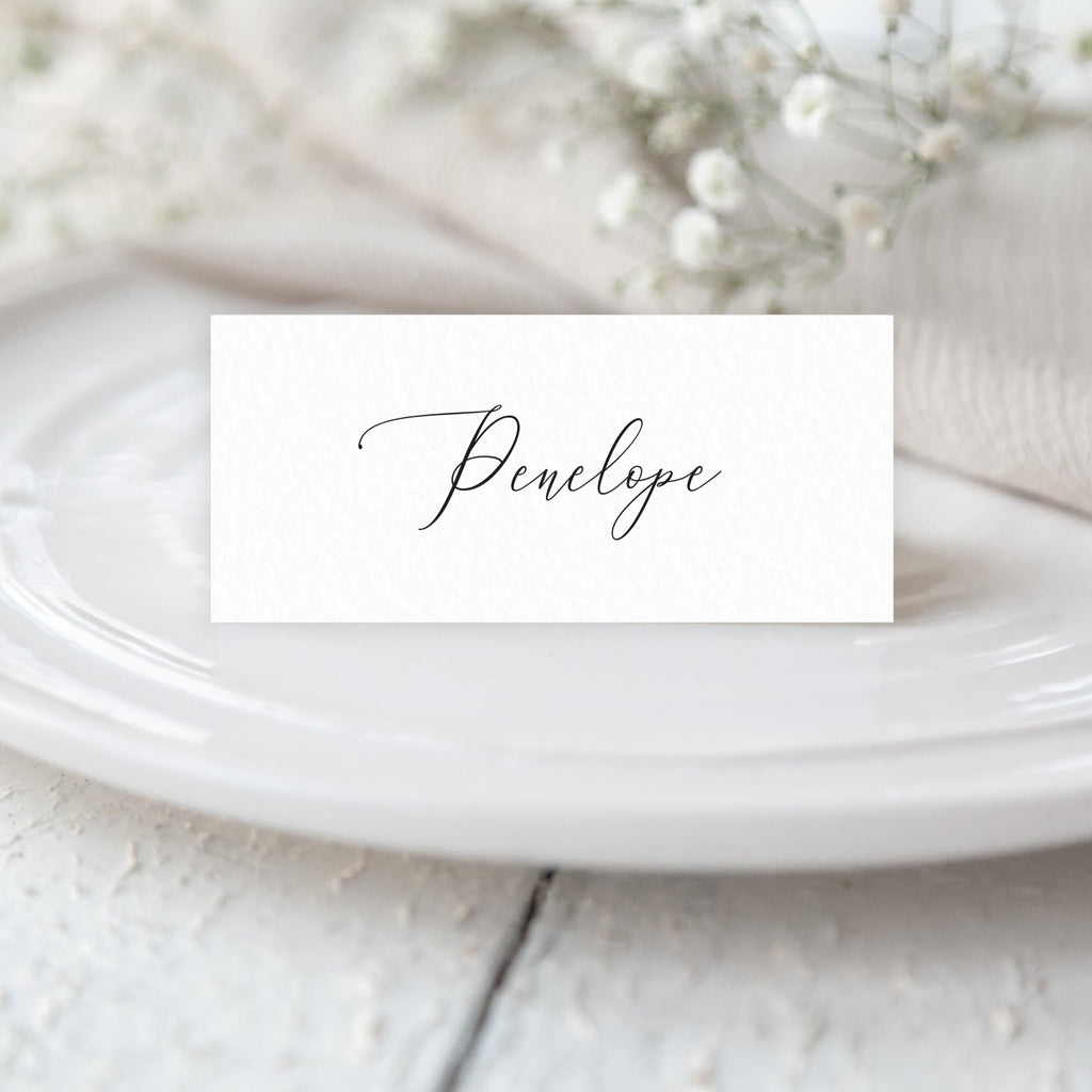 Darcie tentfold place cards
