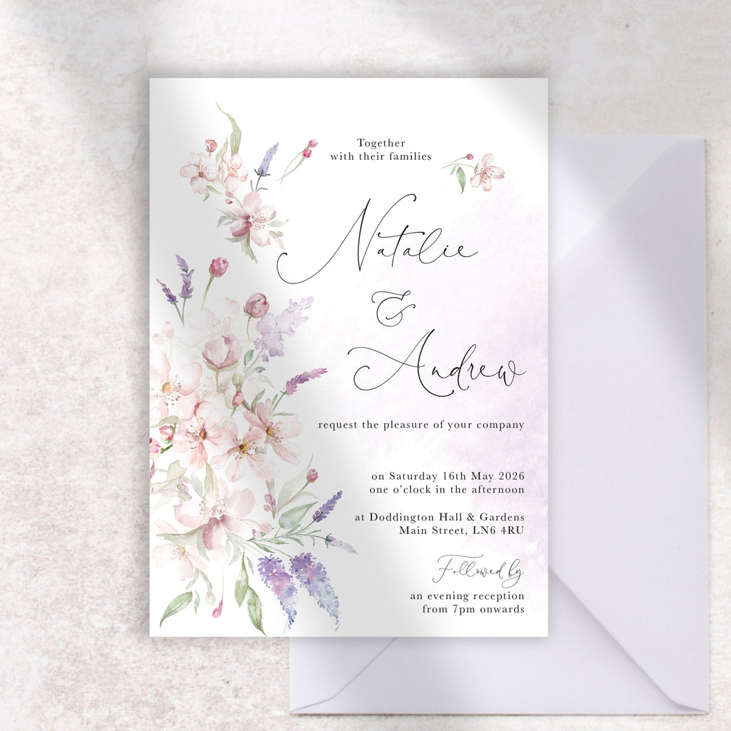 Cherry Blossom Invitation
