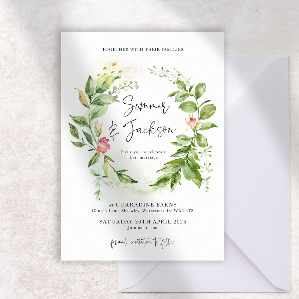 Summer Garden Invitation