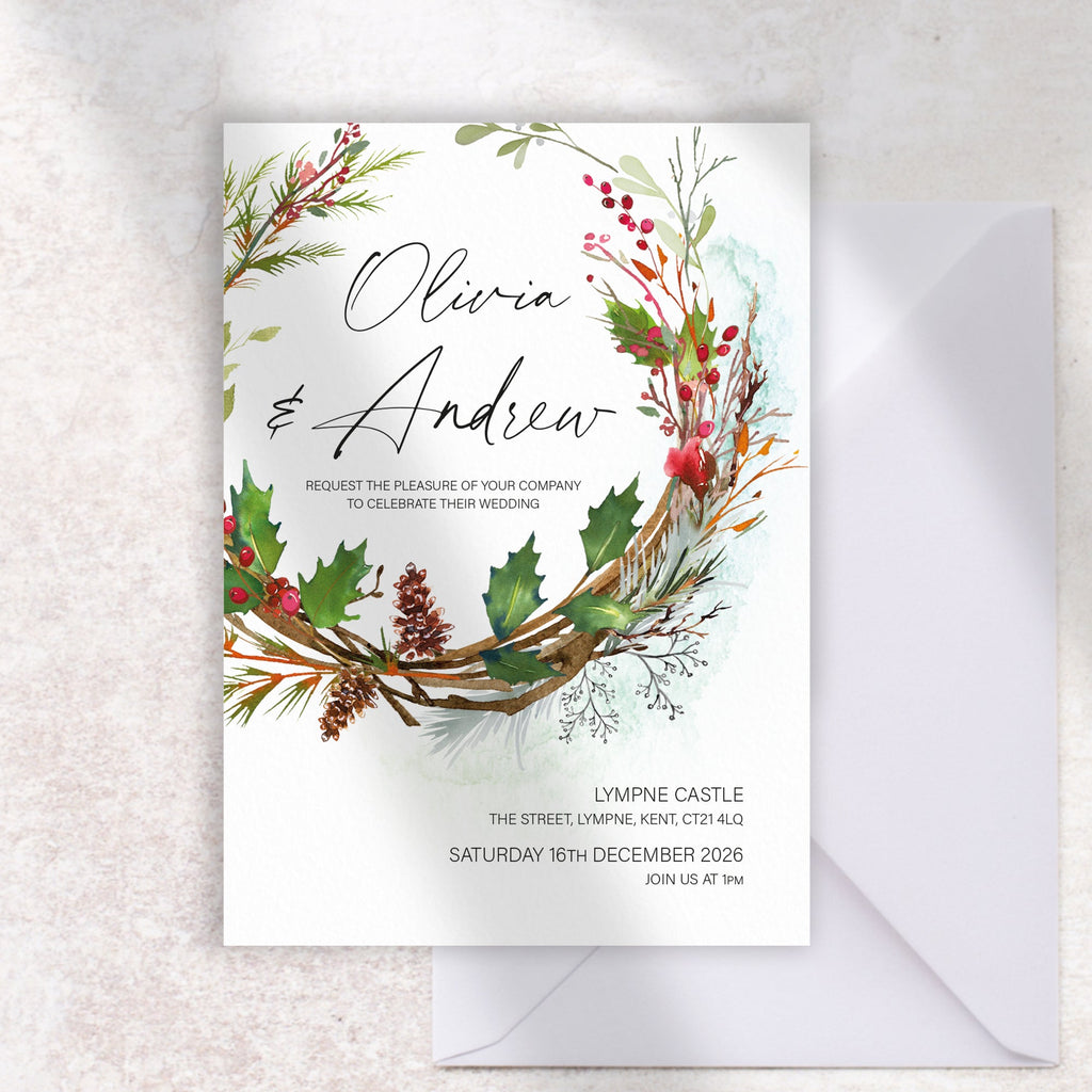 Winter Festive Invitation