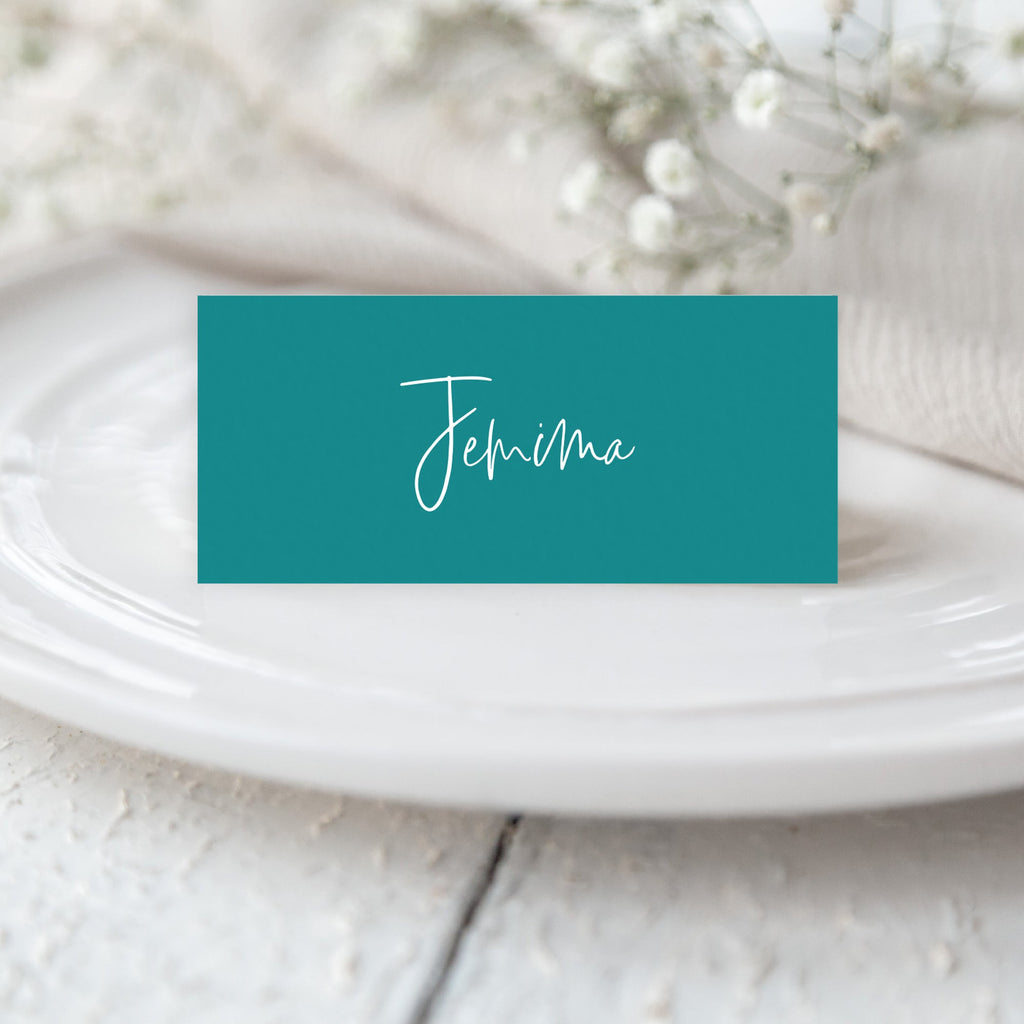 Jenna tentfold place cards