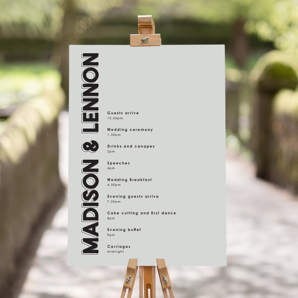 Madison timeline sign – NIVI Design