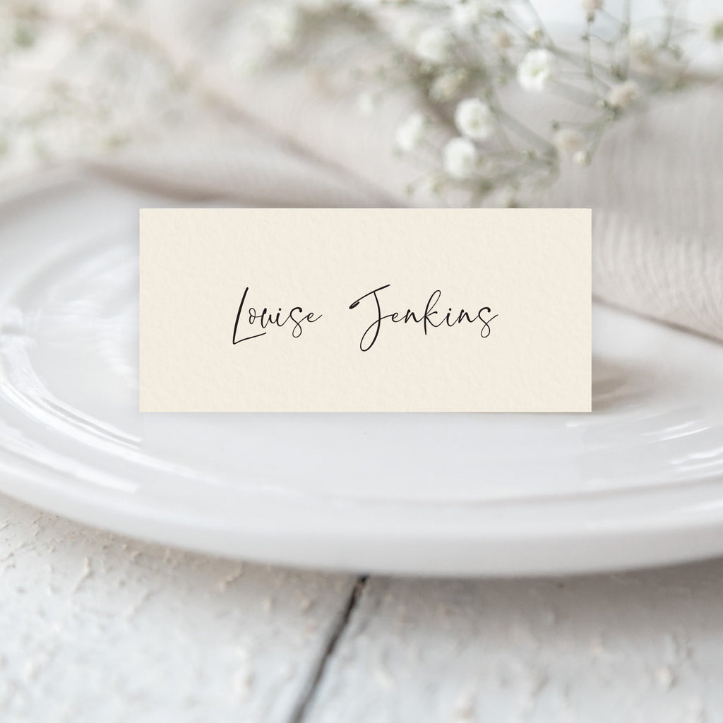 Penelope tentfold place cards