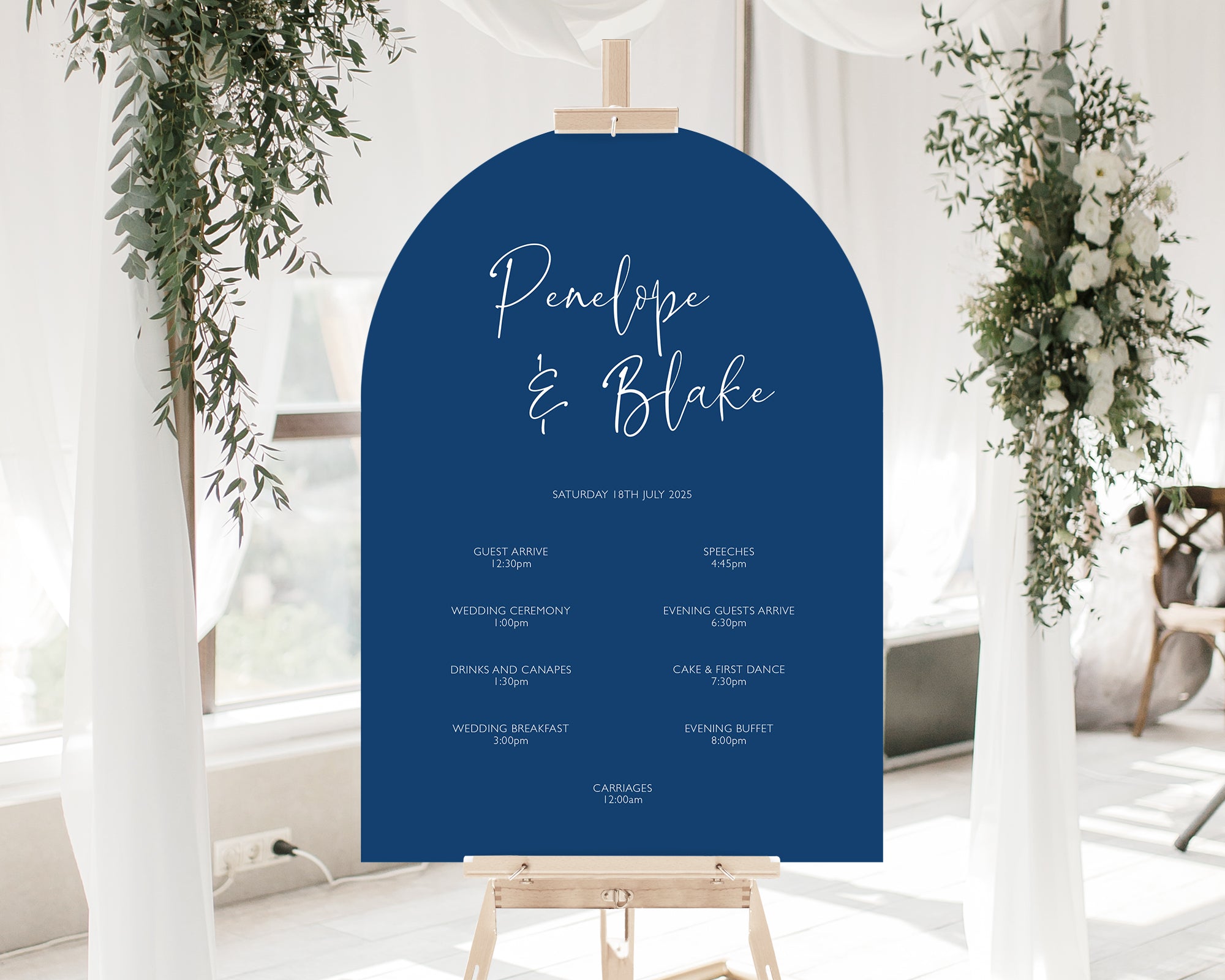 My Timeline Sign Penelope timeline sign – NIVI Design