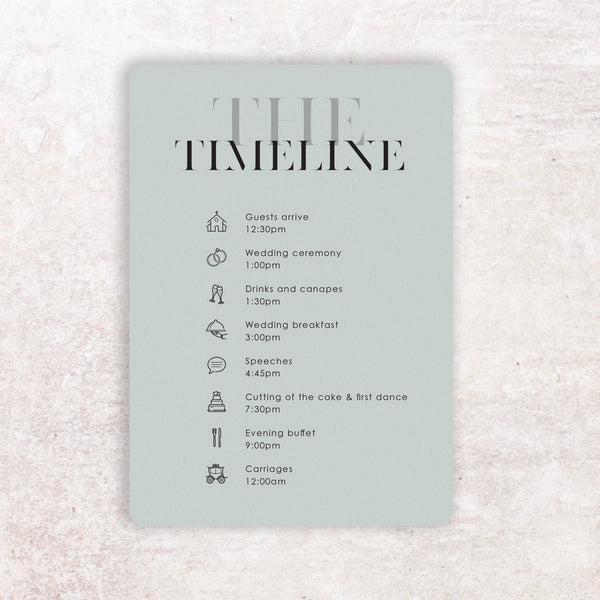 Timeline Postcard Examples Roselyn timeline card – NIVI Design