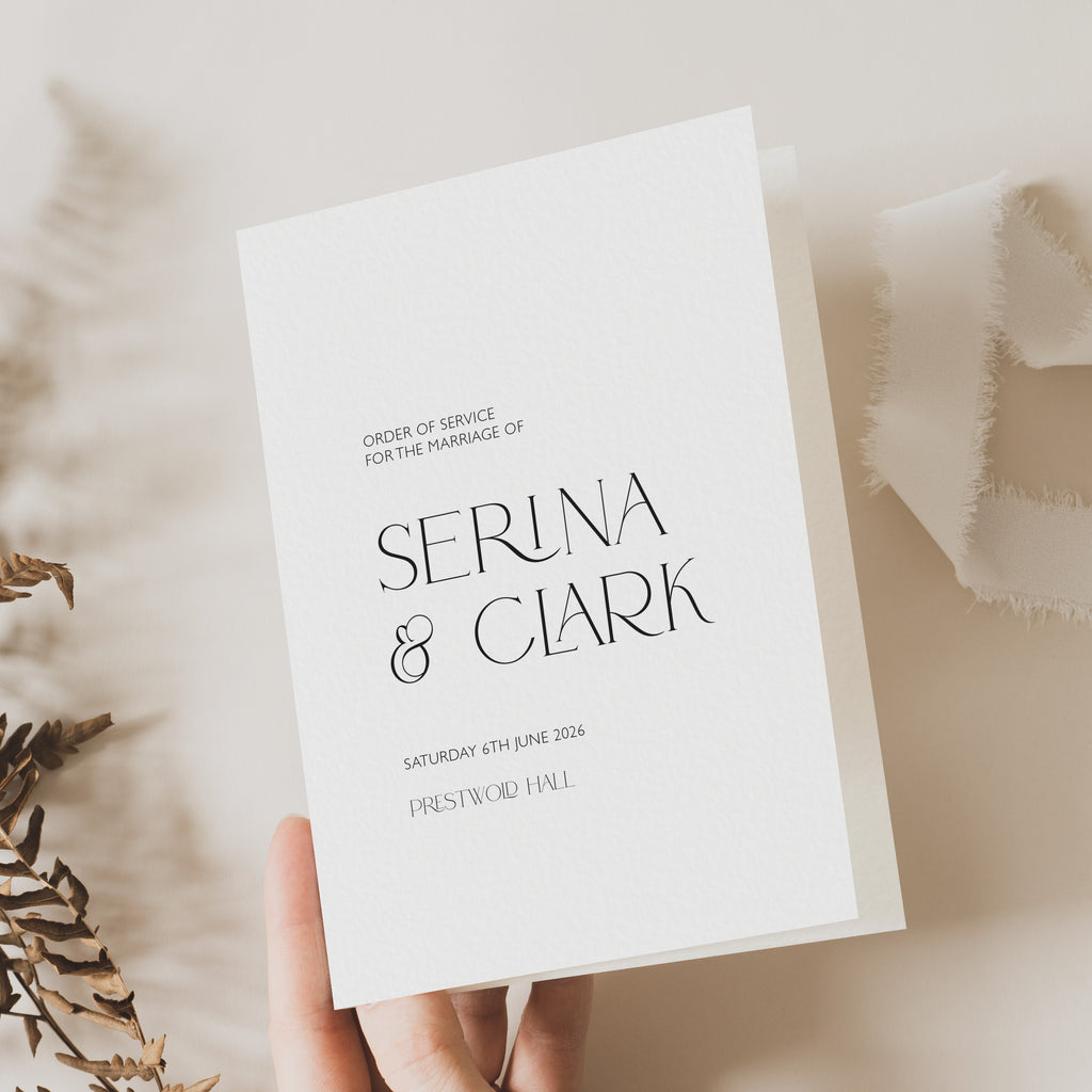 Serina order of service