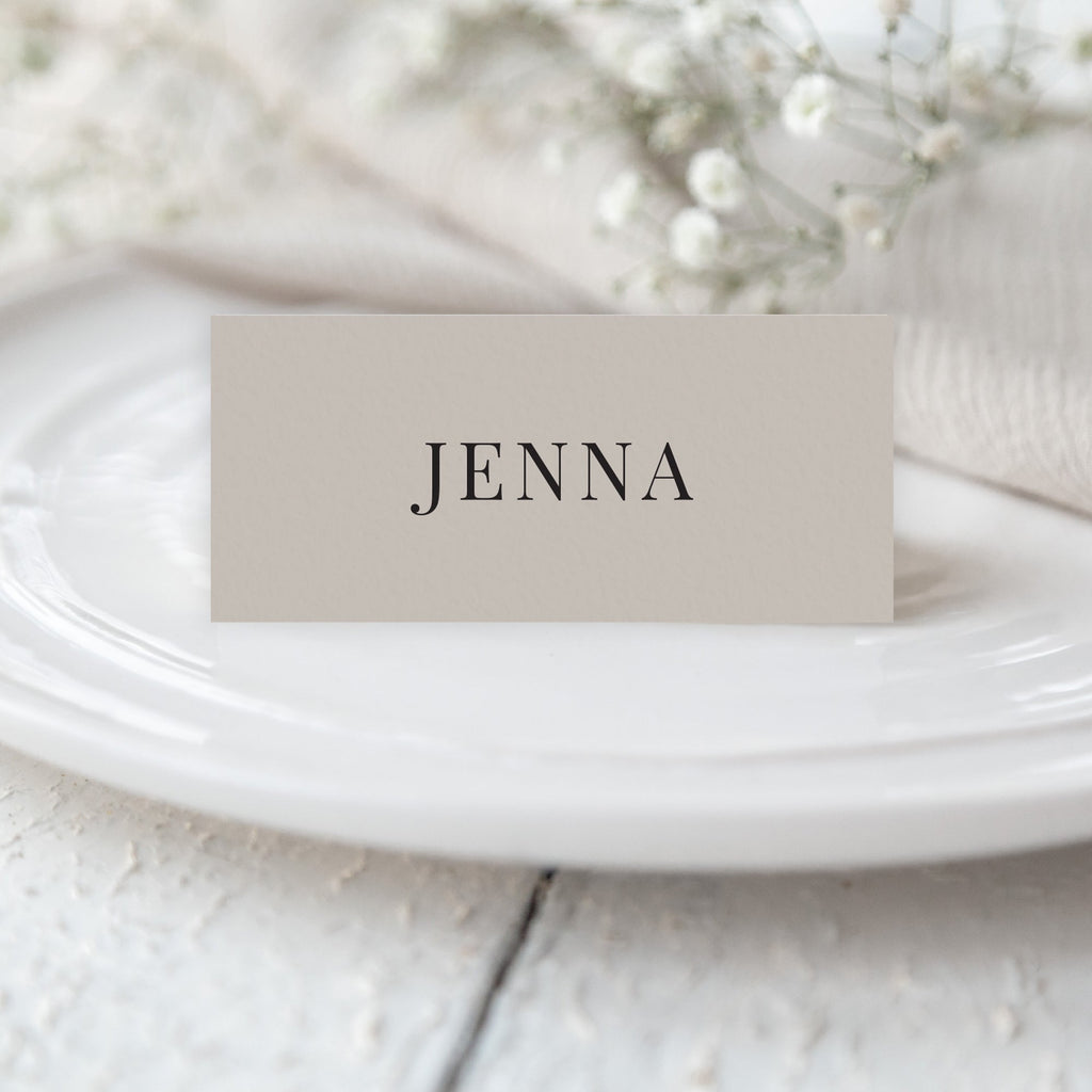Sienna tentfold place cards