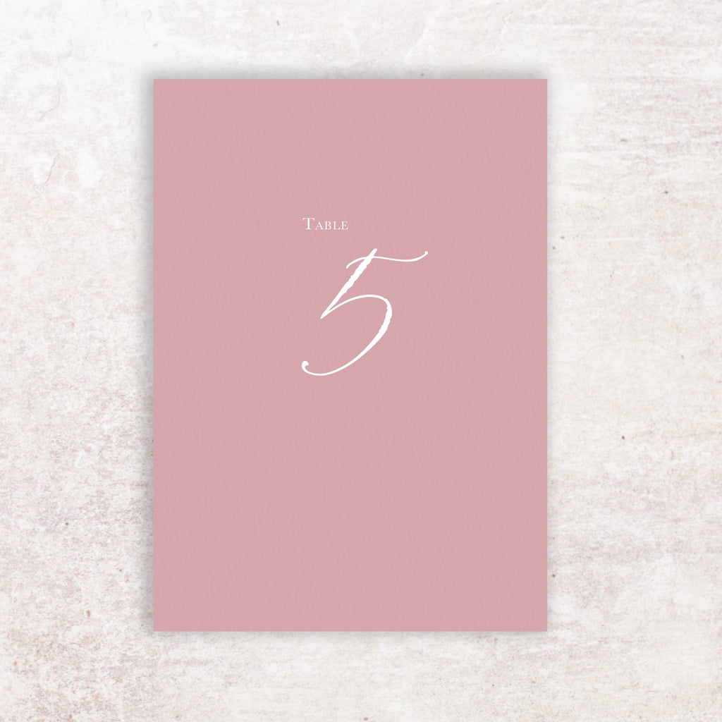 Sophia table numbers