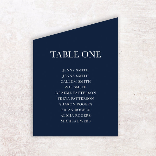 Program Table Cards Willow table plan cards – NIVI Design