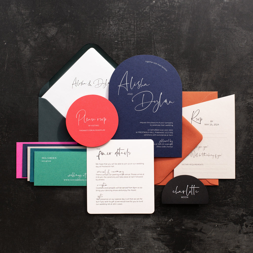 Modern Wedding Invitation Sample Pack