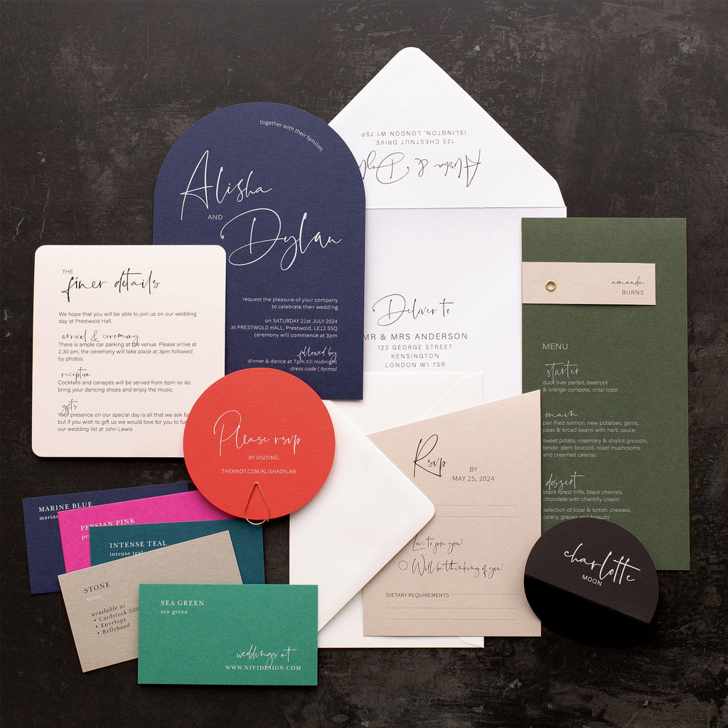 Modern Wedding Invitation Sample Pack