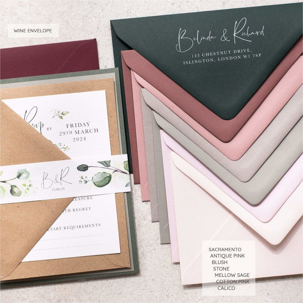 Evergreen Wedding Invitation NIVI Design