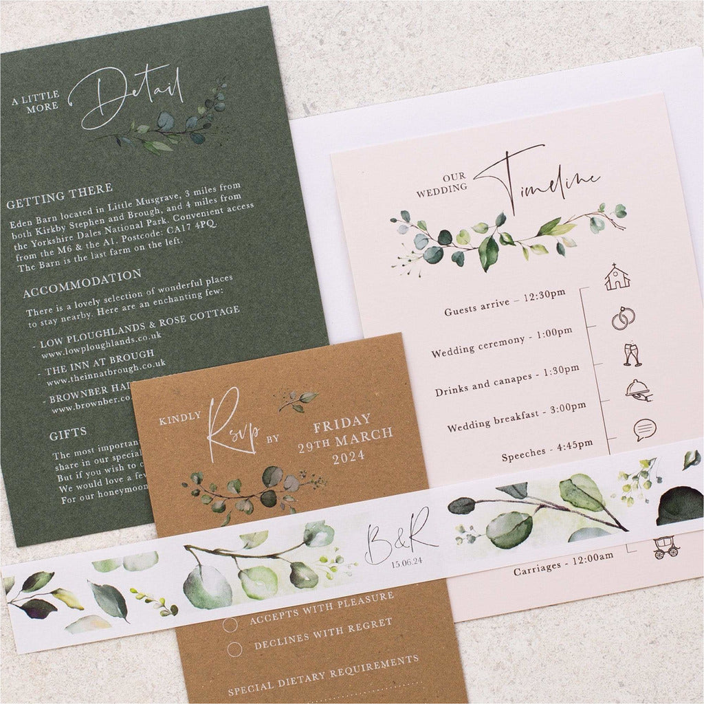Evergreen Wedding Invitation NIVI Design