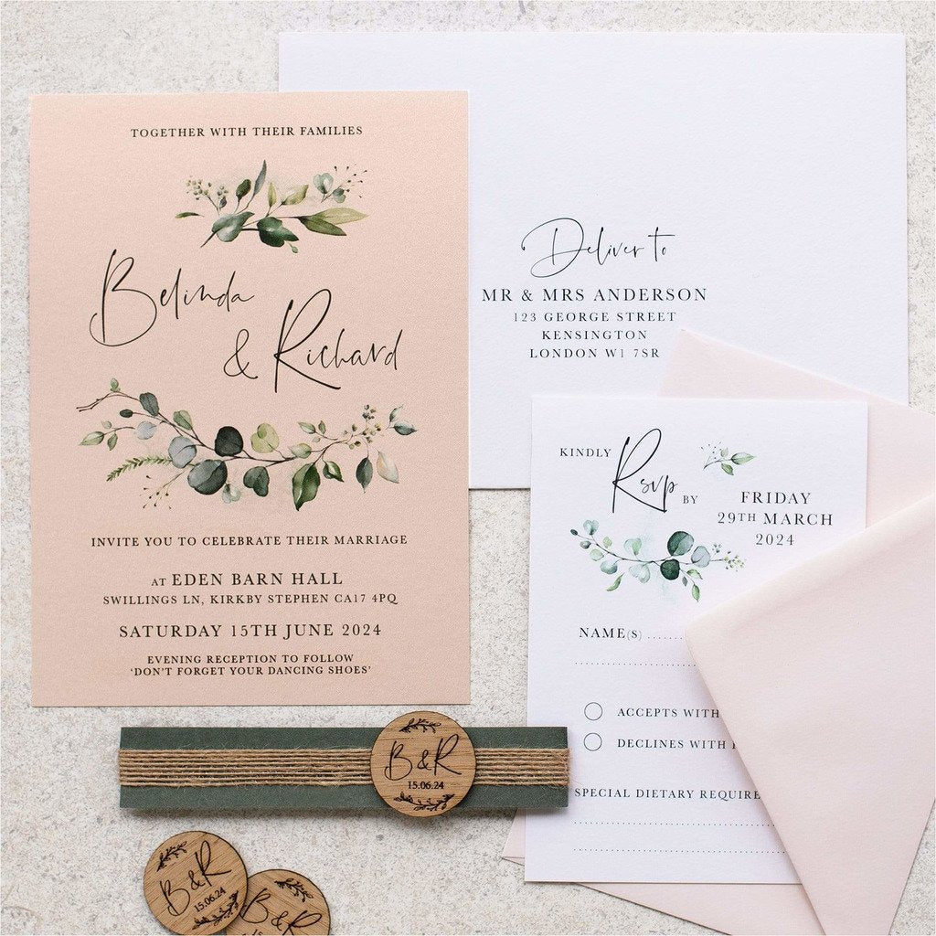 Evergreen Wedding Invitation NIVI Design