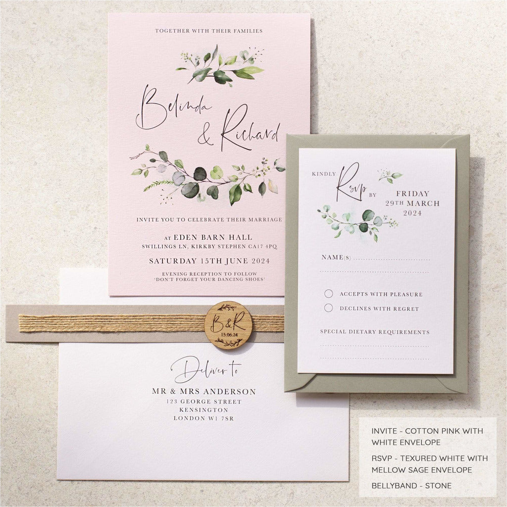 Evergreen Wedding Invitation NIVI Design