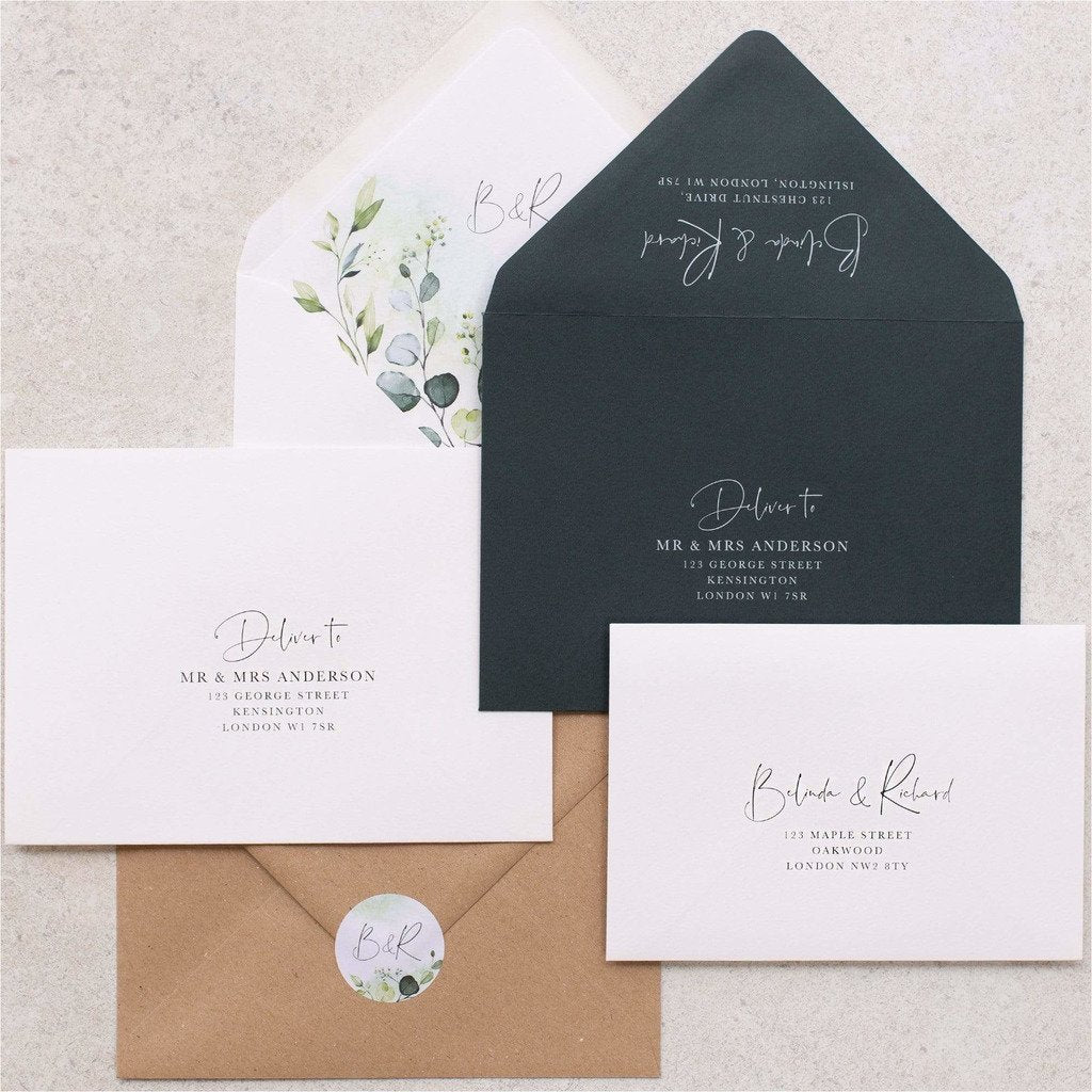 Evergreen Wedding Invitation NIVI Design