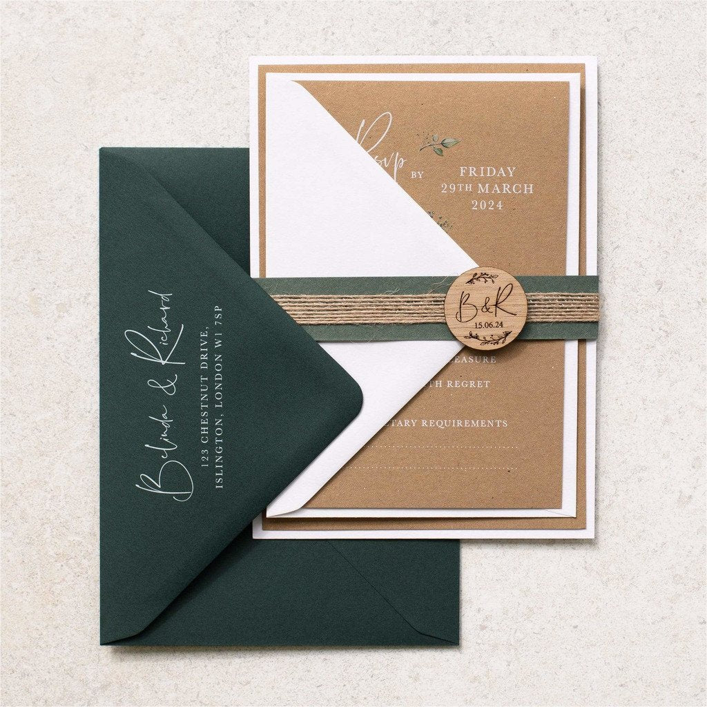 Evergreen Wedding Invitation NIVI Design