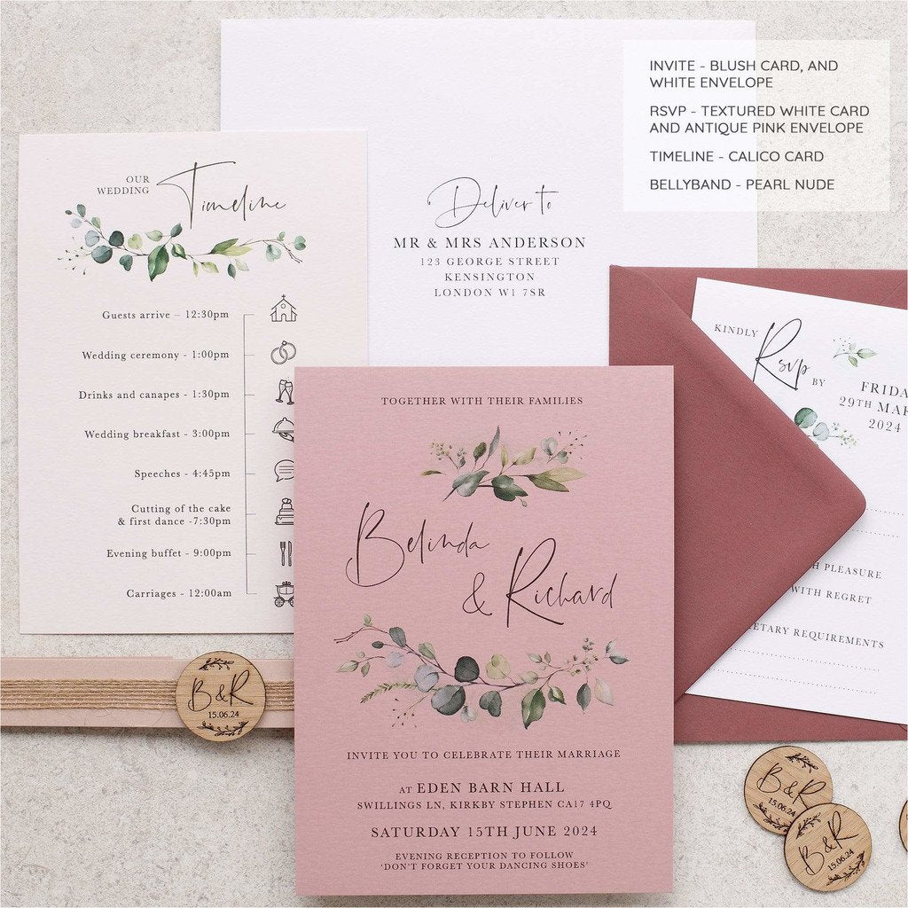 Evergreen Wedding Invitation NIVI Design