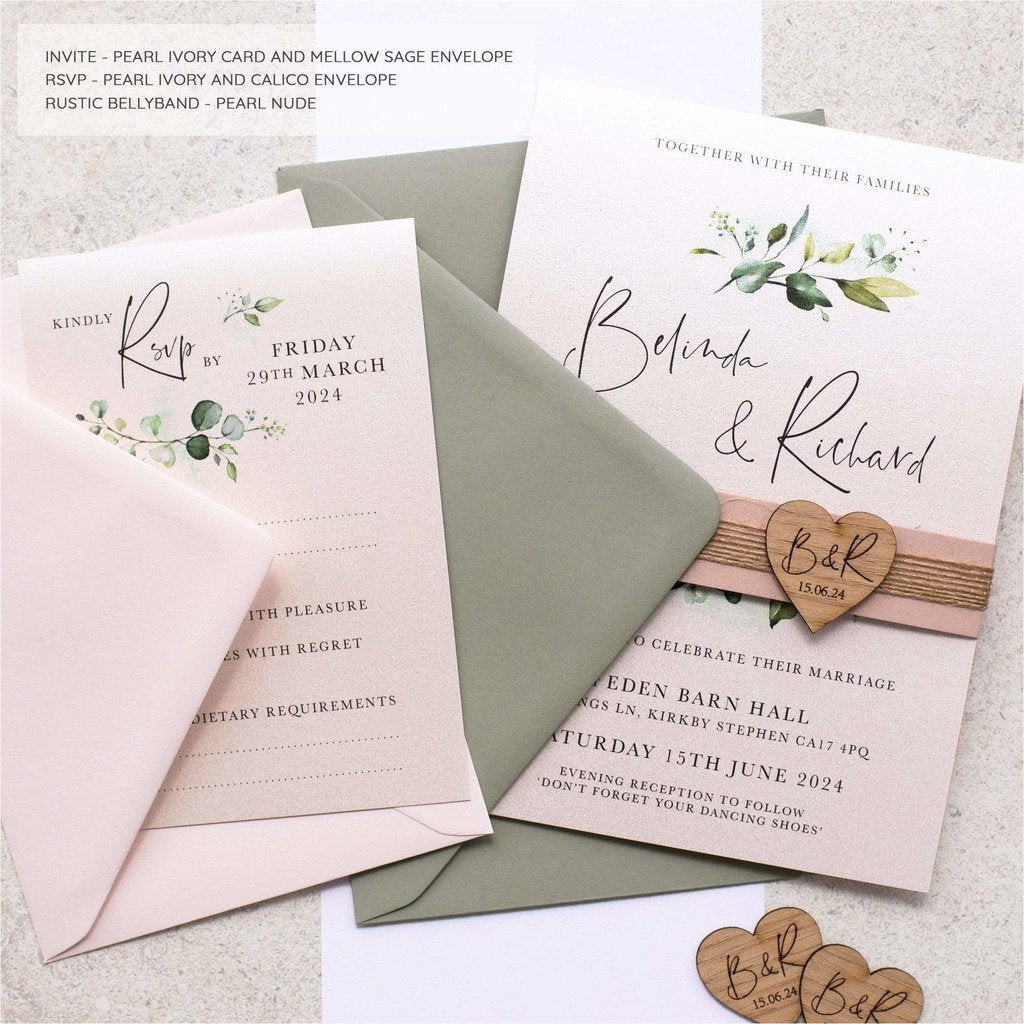 Evergreen Wedding Invitation NIVI Design