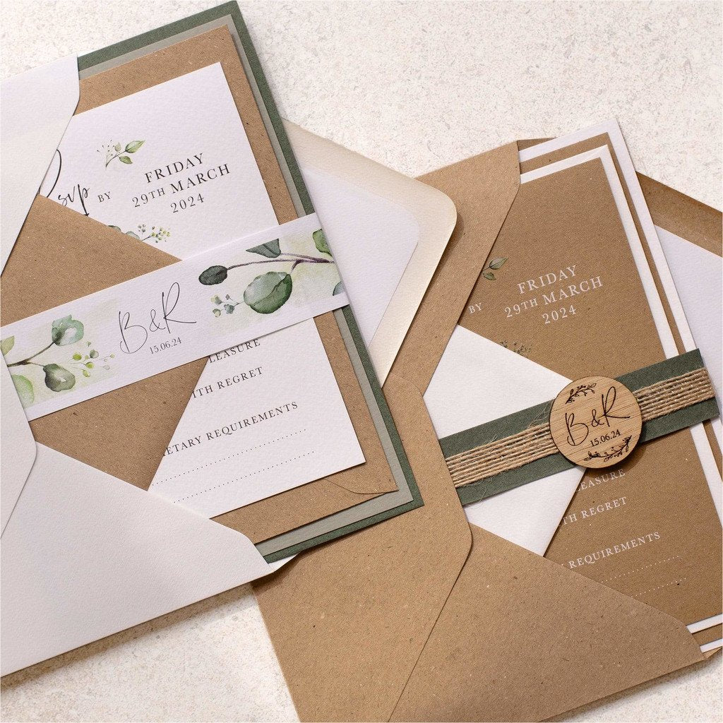 Evergreen Wedding Invitation NIVI Design