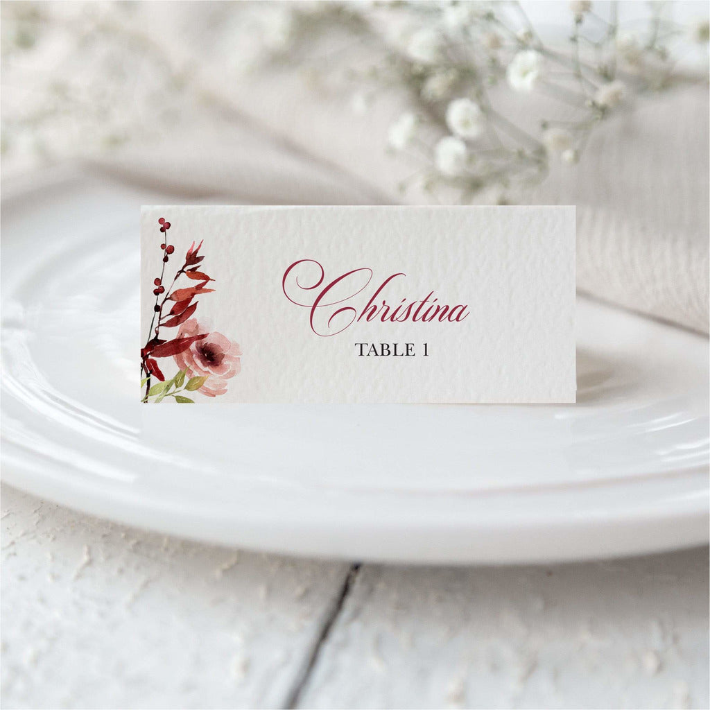 Fall Place Card NIVI Design