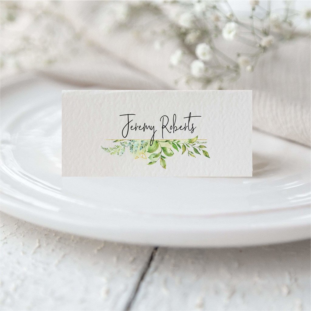 Foliage Place Card NIVI Design