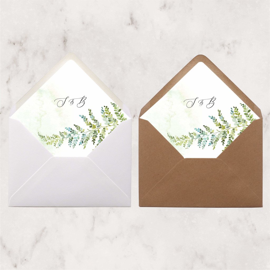 Foliage Wedding Invitation NIVI Design