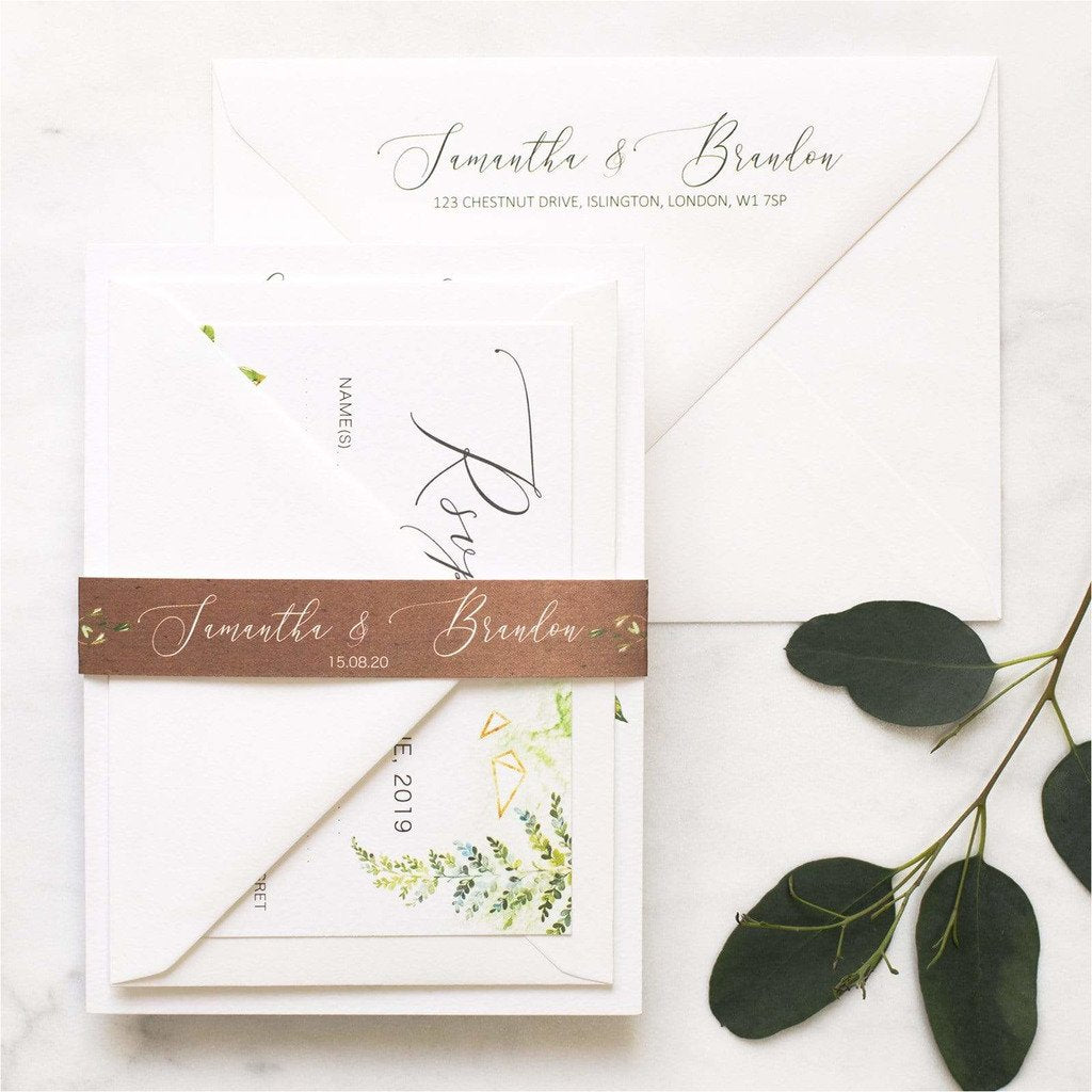 Foliage Wedding Invitation NIVI Design