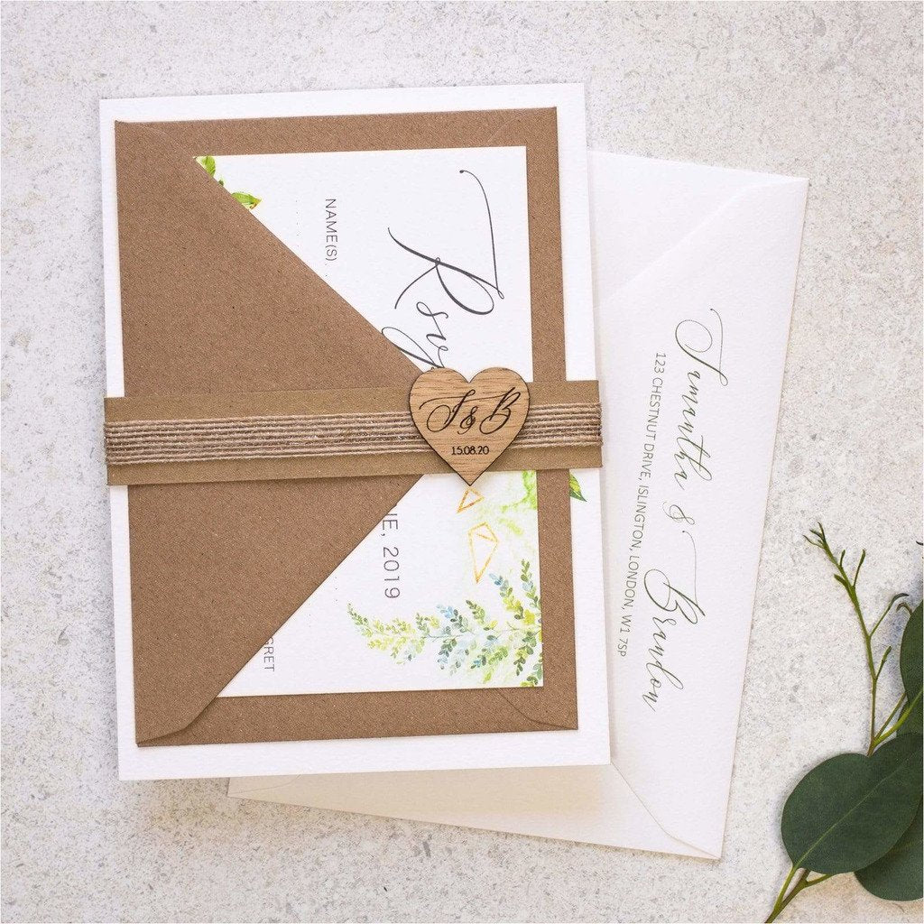 Foliage Wedding Invitation NIVI Design