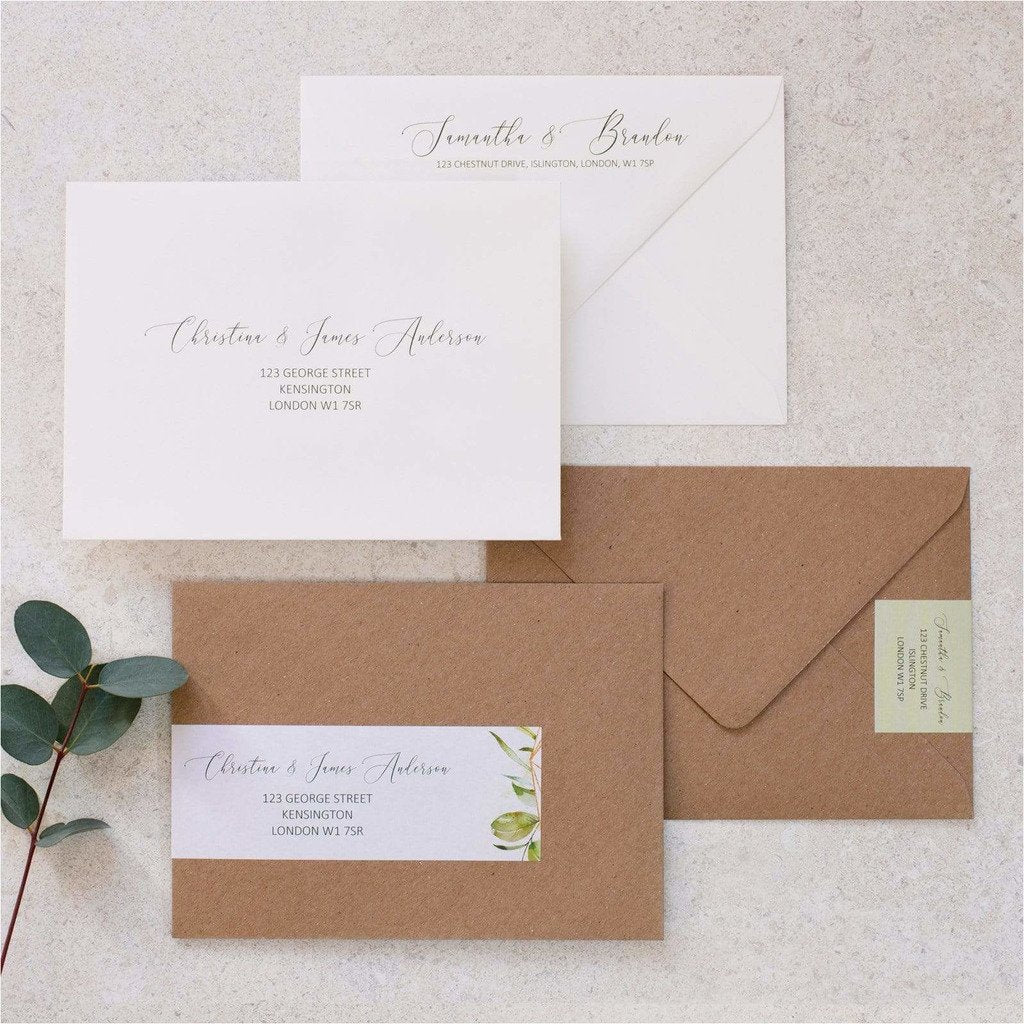 Foliage Wedding Invitation NIVI Design