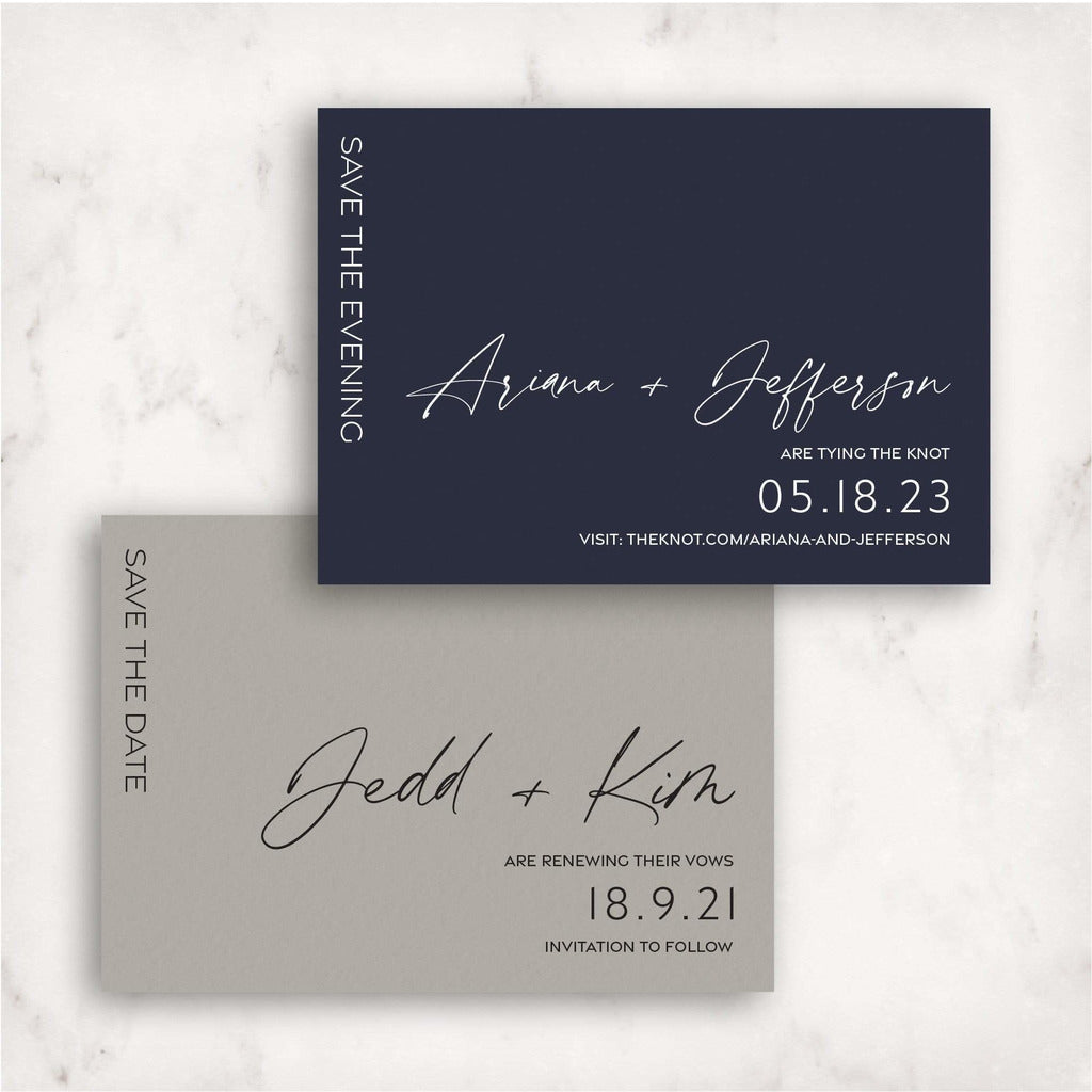 Forever Save The Date Cards NIVI Design