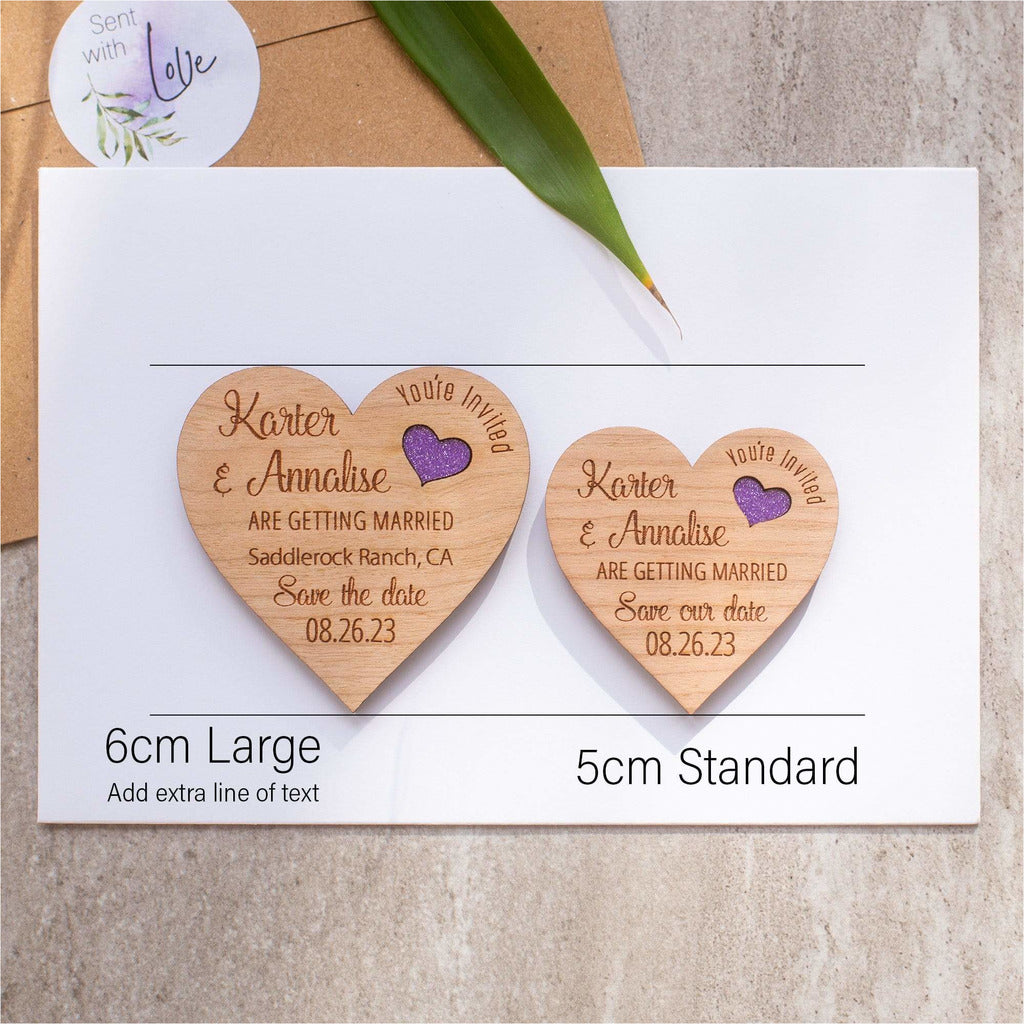 Lavender Floral Save The Date Magnets and Cards NIVI Design