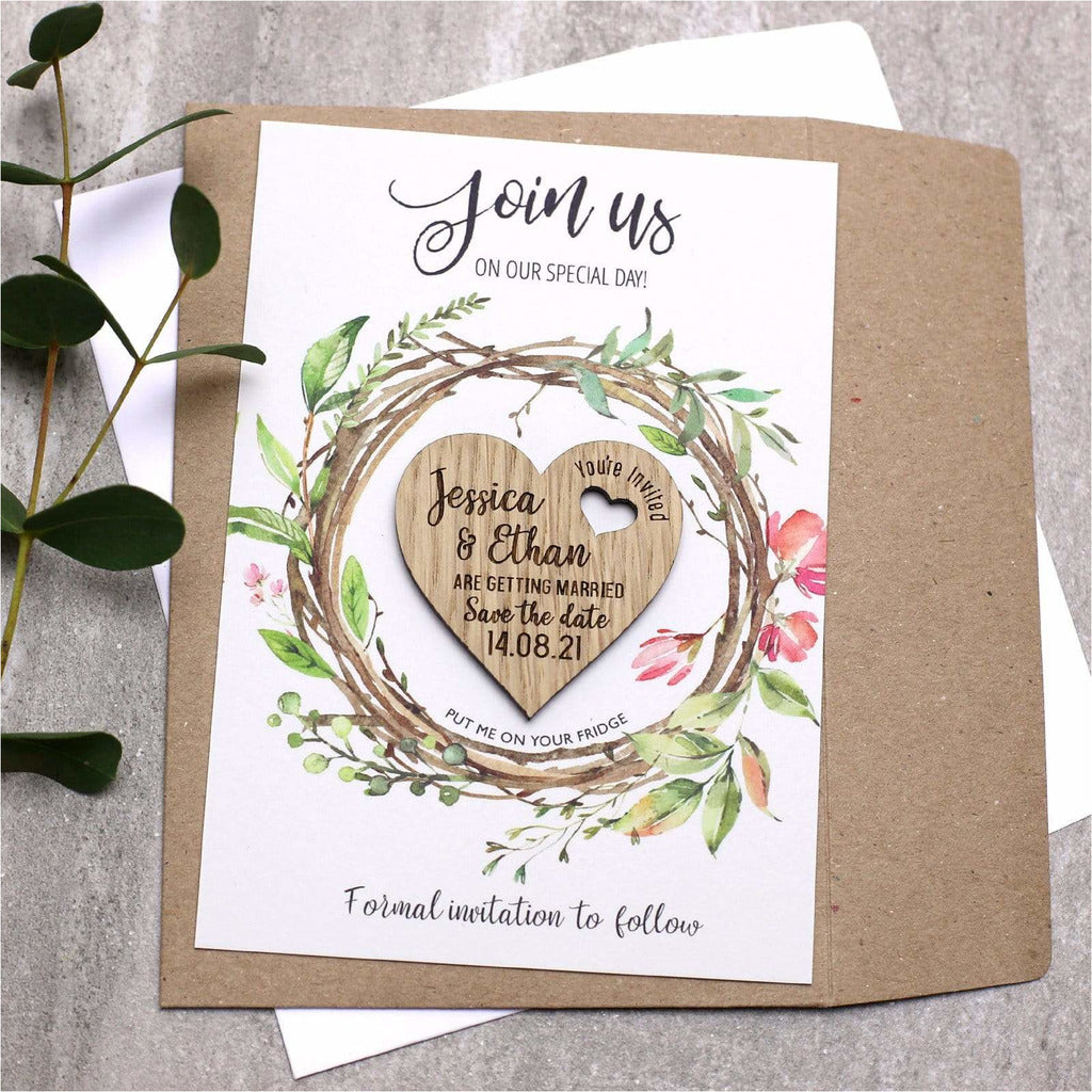 Non Personalised Save The Date Sample NIVI Design
